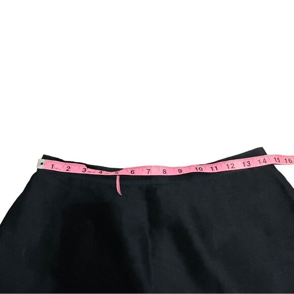 10/$25🦋 Spenser Jeremy Black 100% Silk Pencil Skirt - Size 12 - Picture 8 of 12